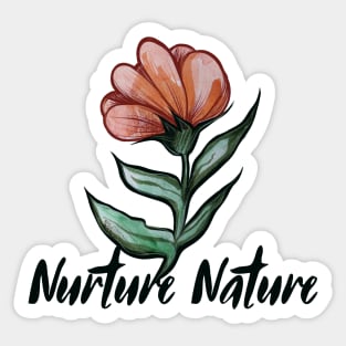 Nurture Nature Wild Bloomer Sticker